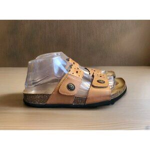 Earth Origins Joan Slide Sandals Women’s Size 7 Brown